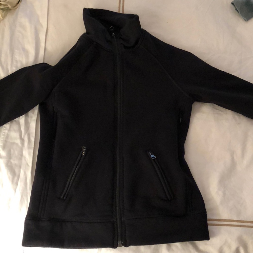 Lululemon fleece lined black jacket size 4